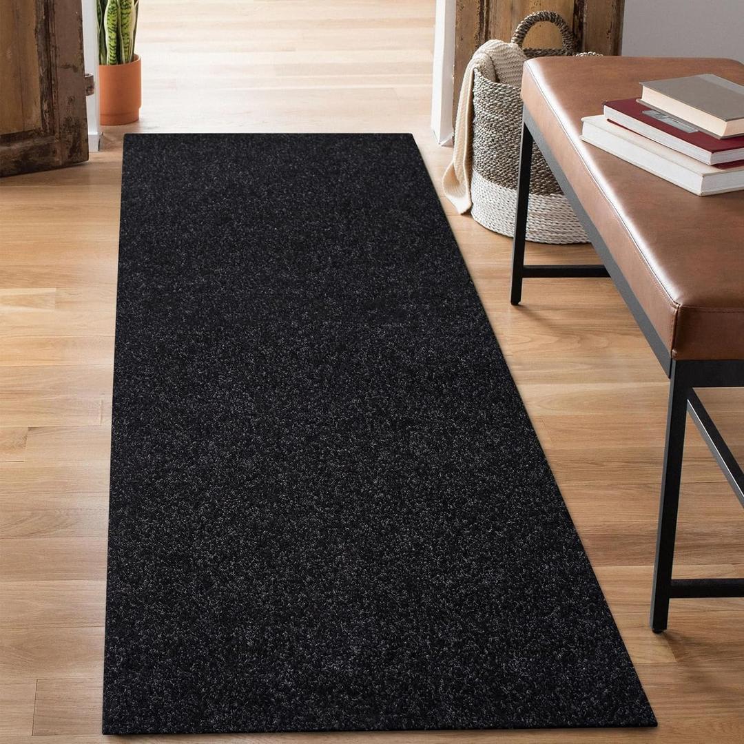 2' x 8' Runner Rugs with Rubber Backing, Outdoor Indoor Utility Non Slip Carpet Rug Runner for Hallway, Custom Size Area Rugs Mat for Entryway Balcony Patio Kitchen Garage Stair Laundry