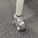 EnduraSteel Stainless Steel Mobile Prep Table with Powder-Coated Mild Steel Frame,  72x 45