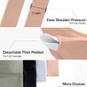 Sports Bras for Women Pack - Womens Front Closure Cross Back Low Impact Workout Post Surgery Bra Multipack (S)