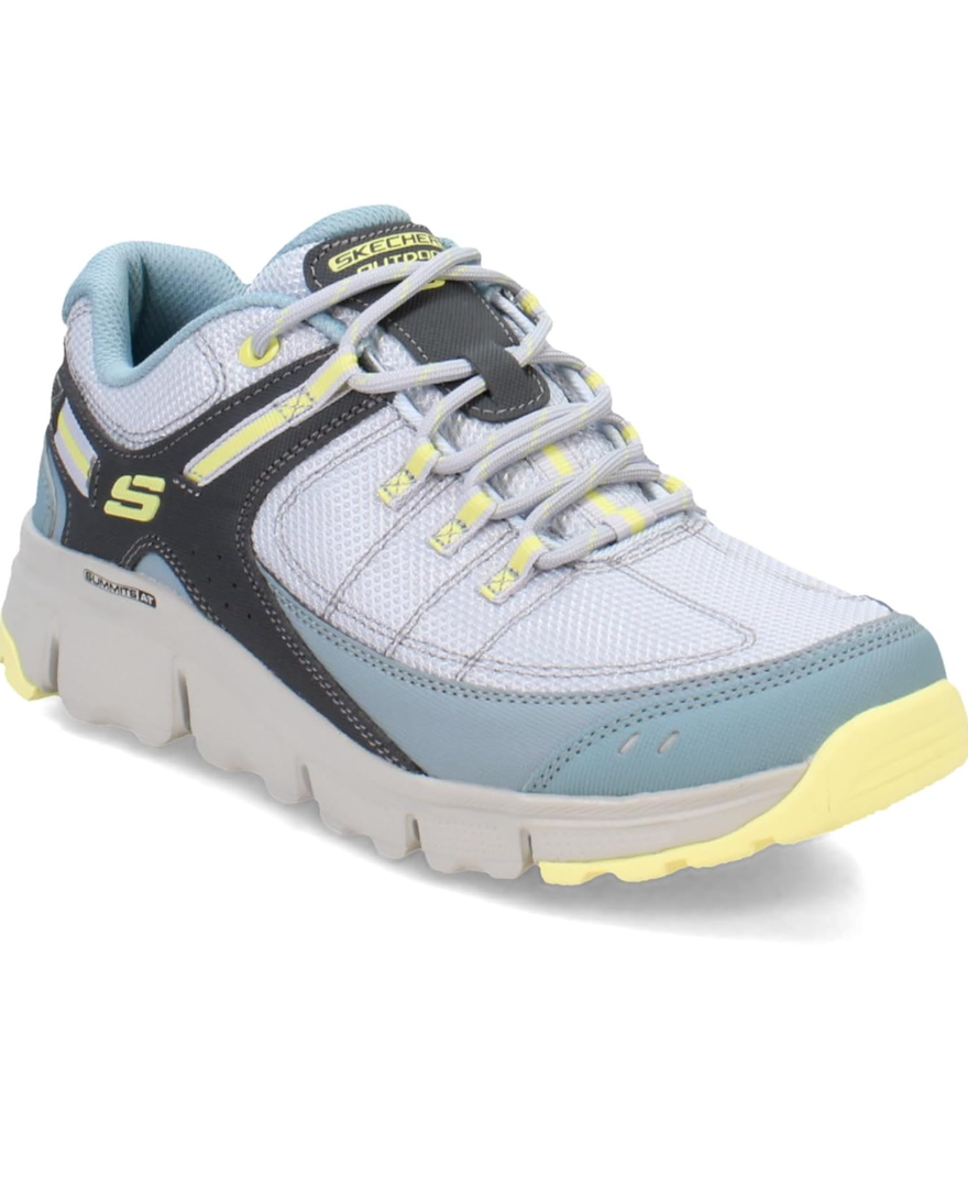 Skechers Women's Summits at Artists Bluff Hiking Shoe - Navy/Purple, Varies (Standard US Women's Sizing), 8.5