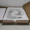 Triangle Coffee Table in Walnut Mid Century Modern Solid Wood Base and Triangle Clear Glass Coffee Table for Living Room Low Minimalist Tea Table Coffee Tables (32.3 * 22.4 * 16, Black Transparent)