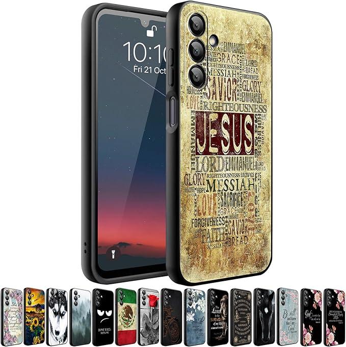 Phone Case Compatiable for Samsung Galaxy S25 Edge 5G,Slim Shockproof Protective Cover for Man Women Girl Boy Children,Christian Faith Jesus
