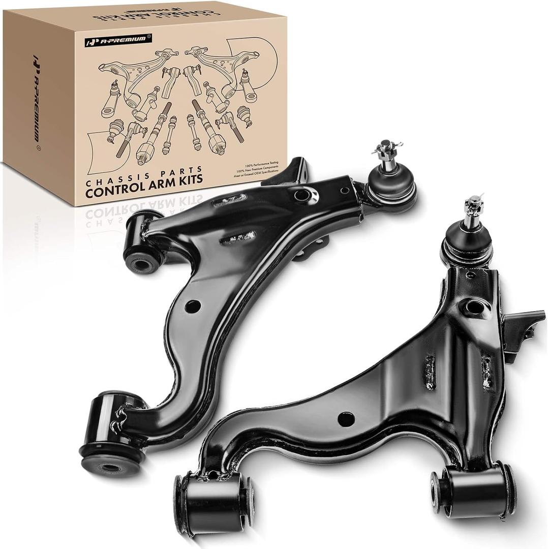 A-Premium 2 x Front Lower Control Arm, with Ball Joint & Bushing, Compatible with Toyota Tacoma 2005-2015, RWD Only