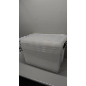 4 Clear Bins 25x12x16in.