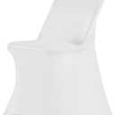 HAINARverS Stretch Spandex Folding Chair Covers 3 PCS Universal Fitted Chair Cover Protector for Wedding,Party, Banquet, Holidays, Celebration, Decoration(White, 3 PCS)