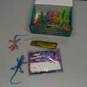 24 Pack Valentines Day Gifts for Kids, Valentines Cards for Kids Classroom with Glow in The Dark Lizards, Valentines Day Cards Exchange For Kid School Class, Valentine Party Favors for Boys Girls