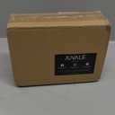 Juvale Wooden Box with Hinged Lid - Jewelry Storage for Rings & Trinkets - Decorative Storage Box for Coffee Table & Nightstand - 9.5 x 5.9 x 3.2 in, Pack of 1, Brown