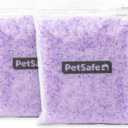 PetSafe ScoopFree Premium Crystal Cat Litter - Outperforms Clay Litter - Refill Packs - Reusable Tray Compatible - Lavender Scent - 4.3 lb Bags - 2 Pack