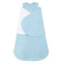 ZIGJOY Swaddle Sleep Sack Newborn 1.5 Tog Fleece Wearable Blanket Baby 6-12 Months - Lightweight MicroFleece Winter Sleeping Sacks Bag for Infant Girl Boy Gifts, Blue