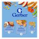 Gerber Toddler Food Variety 6 Pack, All Day Favorites, Breakfast, Lunch & Dinner (EXP 09/29/26)