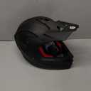 GLX GX23 Dirt Bike/Motocross Helmet - Matte Black, Medium - DOT Approved