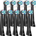 10PCS IO Replacement Heads Compatible with Oral B IO 2/3/4/5/6/7/8/9/10/Deep Clean Series Electric Toothbrush, Brush Heads Compatible with Oral B IO for Teeth Cleaning and Gum Protection (Black)