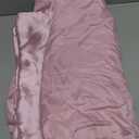 Vonty Satin Sheets Full Size Silky Soft Satin Bed Sheets Pink Sheet Set, 1 Deep Pocket Fitted Sheet + 1 Flat Sheet + 2 Pillowcases