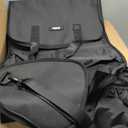Halfday Convertible 2-in-1 Garment Duffel Weekender Bag 40L: Wrinkle-Free Travel (Hanging Suit Compartment, Shoe Pockets, Trolley Sleeve), Durable & Water-Resistant Carry-on, Shadow, Style: Original, 40l