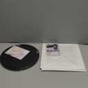 Cakebon Cake Boxes with Boards - 10 Inch Round Cake Drum Black - Box With Window for Birthdays, Weddings and Parties (1pc Each, 2pcs Total)