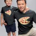 Tstars Player 1 & Player 2 Dad and Baby Matching Outfits | Funny Gamer Shirt Set for Father's Day and New Dads (Dad Large / Toddler 3T, Adult Black / Toddler Black)