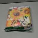 Hello Fall Dish Drying Mat for Kitchen Counter 18x24 Inch Orange Pumpkin Absorbent Drying Pad with Hanging Loop Autumn Home Decoration