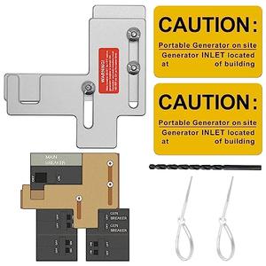 Generator Interlock kit Suitable for Murray or Siemens 150 amp or 200 amp Panels, 7/8-1 1/4 inches Spacing Between Main and Branch Breaker, for Siemens 200 amp Interlock Kit