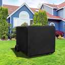 AKEfit Universal Waterproof Generator Cover, 600D Heavy Duty Small Outside Equipment Cover for Champion,Predator,Wen,BILT Hard,Ryobi,Generac,Westinghouse Portable Generator 5000-10000W,38”Lx28”Wx30”H