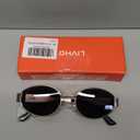 livho 2025 Trendy Oval Sunglasses - Stylish Polarized Shades for Everyday - Retro Metal Frames