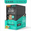 Tiki Cat Solutions Mousse Cat Food, Skin & Coat, Salmon Recipe, 2.4oz, 12ct (EXP 12/03/26)