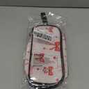 Pink Bow Pencil Case Cherry Pencil Pouch Large Pen Case 3 Compartments Stationery Marker Cases Organizer Portable Pink Bow Pencil Box Bag for School Office Adult Kids