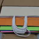 qiqee 100Pcs Paper Gift Bags with Handles - 12.6"x4.3"x10" Wide Large Party Favor Bags - 24 Solid Colors