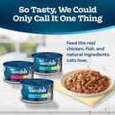 Blue Buffalo Tastefuls Flaked Wet Cat Food Variety Pack, Made with Natural Ingredients, Tuna, Chicken, Fish & Shrimp, 5.5-oz Cans (24 Count, 8 of Each) (EXP 03/04/28)