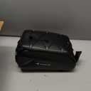 whale fall 10L Bike Rack Bag – Hard Shell Waterproof Rear Trunk Pannier, Saddle Seat Bag Carrier with Rain Cover, 4-Side Reflective Panels, Shoulder Strap & Handle, Bike Accessories, Gifts for Men