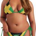 Bikini Sets for Women with Cover Up 3 Piece Swimsuits Adjustable Beachwear