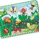 Melissa & Doug Magnetic Wooden Bug-Catching Puzzle Game (10 pcs)