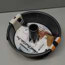 HONGBAKE Angel Food Cake Pan with Removable Bottom, 10 Inch Tube Pan, Nonstick Pound Cake Pans for Baking, Chiffon Cake Mold, 16-Cup, Heavy Duty - Dark Grey (Black)