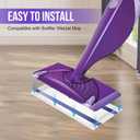 Mopping Pad Refill for Wet Jet Mop, Disposable Multi Surface Wetjet Hardwood Floor Cleaner Spray Mop Pads Refills, Thickness & Absorbent (120)