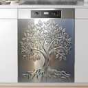 Dishwasher Magnet Sticker Cover Panel Decal Refrigerator Magnetic Sticker Decorative for Kitchen Decoration,Fridge Door Cover,Home Appliances Decor Stickers 23"x26"