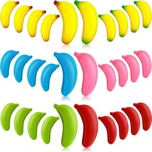 Civaner 30 Pcs Banana Stress Toys Banana Stretchy Toys Stress Relief Balls Back to School Classroom Student Gifts Tiny Party PU Squeeze Balls for Valentine Easter Stocking Stuffers(Multicolor)