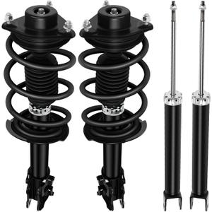 SCITOO Front Rear Complete Shock and Strut Assembly 2011 for Hyundai Sonata | Pair Strut & Spring Complete Assembly Compatible with 172586 172585 5646