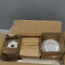 Bathroom Accessories Set, 6-Piece Bathroom Accessory Set, Toothbrush Holders Set, Soap Dispenser, Vanity Tray, Tumbler, Cotton Swab Jars, Bathroom Organizer for Modern Bathrooms(Beige)