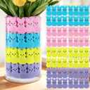 2 x 64Pcs Easter Decorations, Sponge Bunnies Vase Filler, Sponge Easter Peeps, Spring Indoor Decor for Tiered Tray and Table Centerpiece Decor