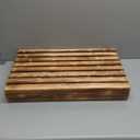 URFORESTIC Solid Wood Indoor/Outdoor 3 1/2" High Riser Step - Non-Slip All Weather Top & Feet Mobility Assistance