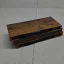 QEEIG Floating Shelves for Wall Bathroom Shelf Bedroom Kitchen Living Room Hanging Book Shelves Small Farmhouse Decor 16 inch Set of 3, Rustic Brown (015-BN3)