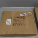 Enido Flameless Candles Led Candles Pack of 12 Battery Candles (D2.15'' x H4''5''6'') Waterproof Outdoor Indoor Candles with 10-Key Remotes and Cycling 24 Hours Timer (Plastic)