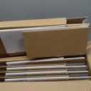 CRUGLA 12x9x6 White Shipping Boxes Set of 15, White Corrugated Cardboard Boxes for Small Business Shipping Mailing Packing