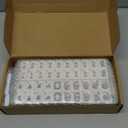 American Mahjong Tile Set, 166 Blue Tiles with Two Dices, Mahjong Tile Game for Four Players (1.2’’x0.9’’x0.51’’)