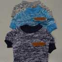 3 Pack Dog Sweaters for Small Dogs Girl Boy Winter Fleece Clothes Warm Soft Dog Sweatshirt Outfit for Dogs Cats Pet Apparel (Navy Blue+Grey+Light Blue, XX-Small)