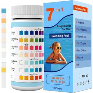 4 x Pool Test Strips (7VN1) (20-Piece Kit)