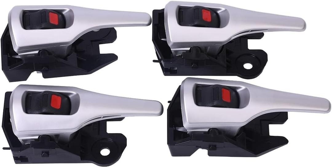 Interior Door Handle Compatible with 2009-2013 Corolla Replaces# 69206-12230 (Left), 69205-12230 (Right) Set of 4