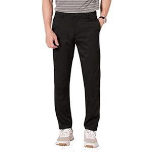 Amazon Essentials Men's Slim-Fit Stretch Golf Pant, Black, 32W x 29L