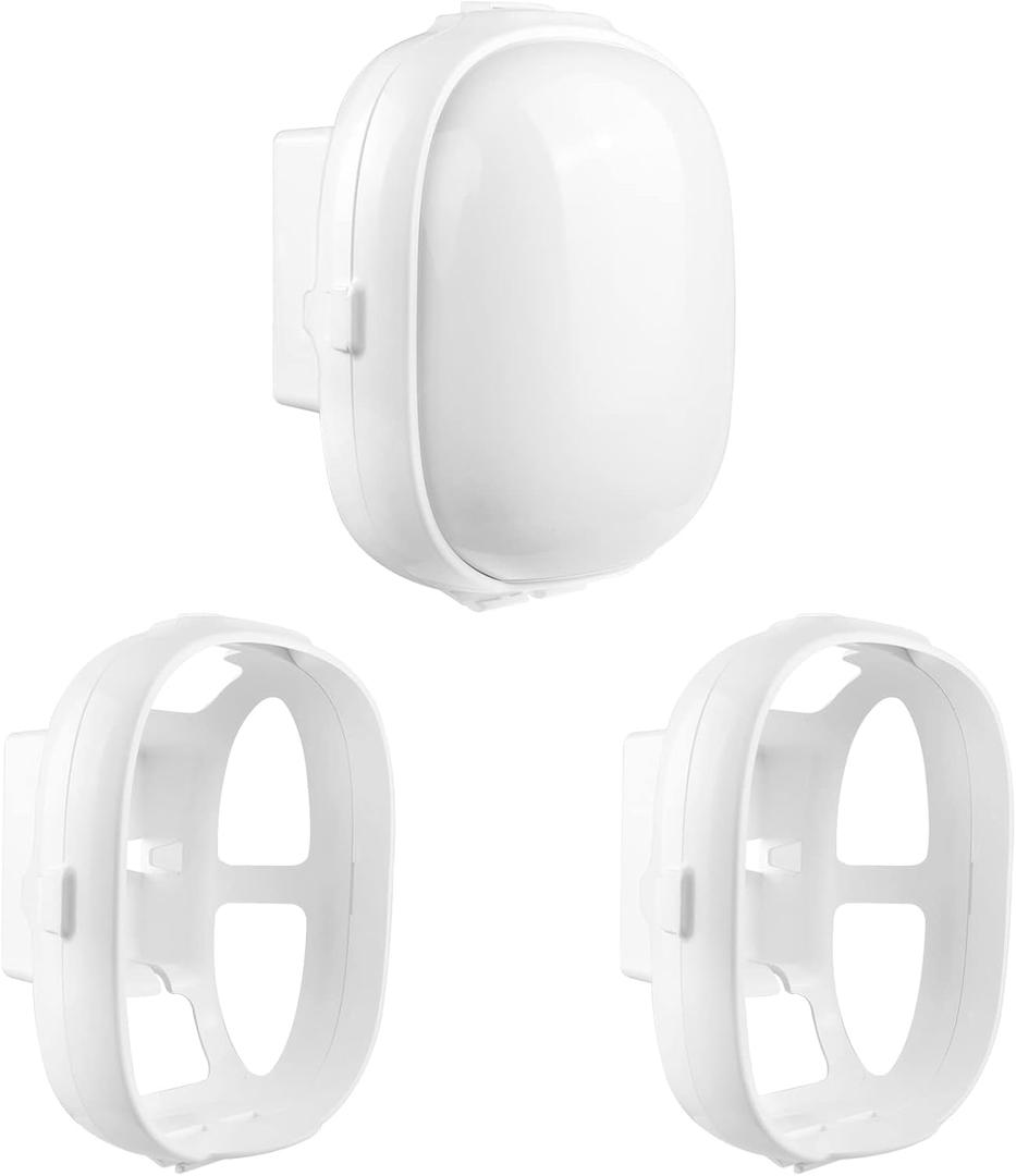 Wall Mount for Google Nest WiFi Pro - Wi-Fi 6E-No Tools Required and No Cord Clutter Easy Moved Holder Bracket Compatible with Google Nest WiFi Pro- Wi-Fi 6E (2-Pack)