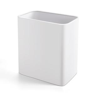 Mbillion Small Bathroom Trash Can 2.1 Gallon Wastebasket, Modern Metal Garbage Can Office Waste Basket, Matte Black Stainless Steel Trash Bin for Bedroom, Home Office, Toilet, rv, Near Desk, Under Sink