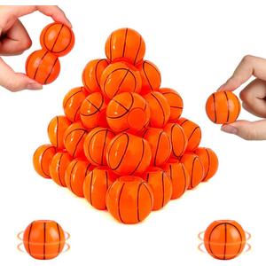 42 Pack Basketball Party Favors for Kids 8-12, Mini Fidget Spinners Toys Bulk Fidget Toys Anxiety Adults Goodie Bag Stuffers Christmas Birthday Party Gifts Treasure Box Classroom Prizes